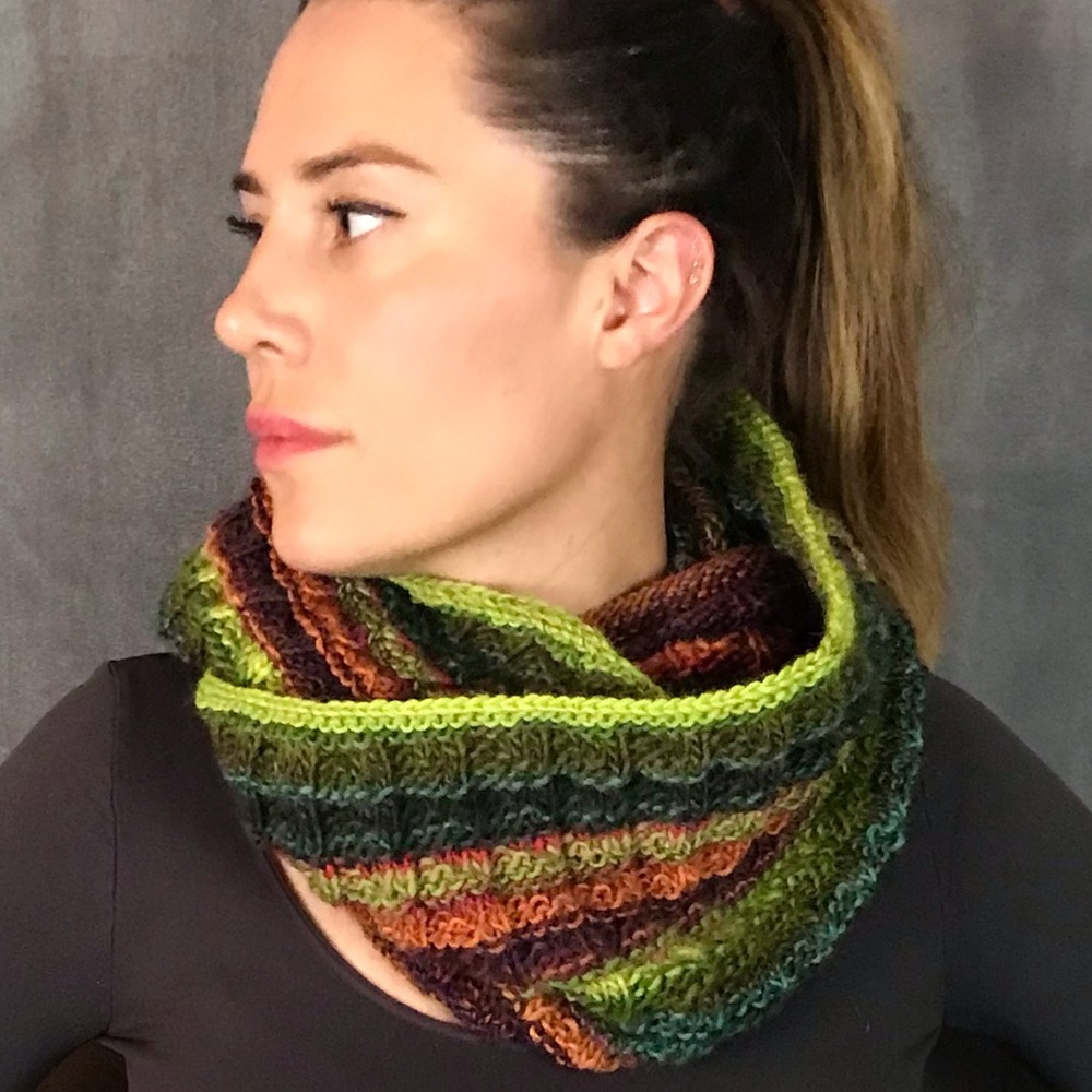 Hand Knit Long Eternity Style Scarf for Men & Women (K03-4H) New Without Tags - Picture 4 of 9